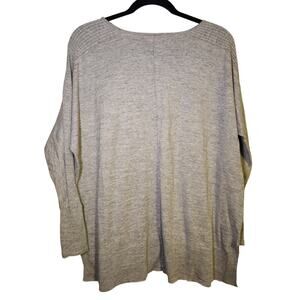 Lilly Pulitzer Grey Lightweight‎ Front Pocket Top Sweater Size Small